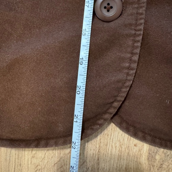 Vintage L.L. Bean Women's Chocolate Brown Cotton Coat - Picture 8 of 12